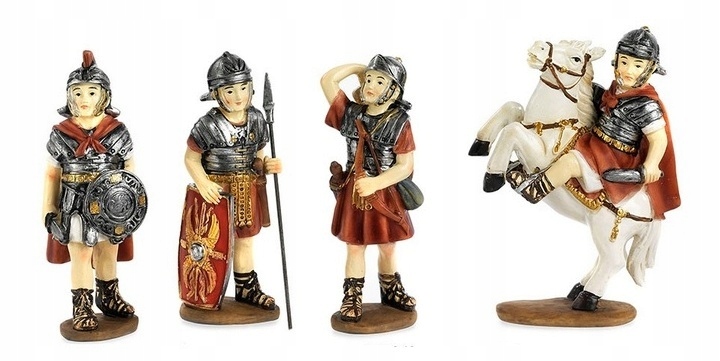 Sada legionárov vojakov do betlehema – pre postavy s výškou 11 cm