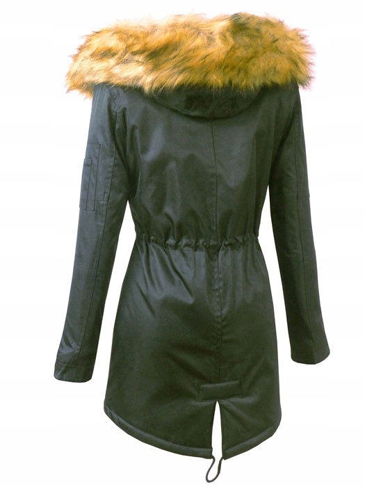 Kurtka Parka Zimowa Ciepła Futerko + KOLORY + Długość do bioder