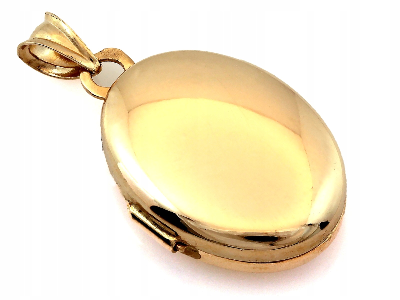 Zlatá 585 závěsná krabička oválná na fotografii 3.71 pro všechny příležitosti