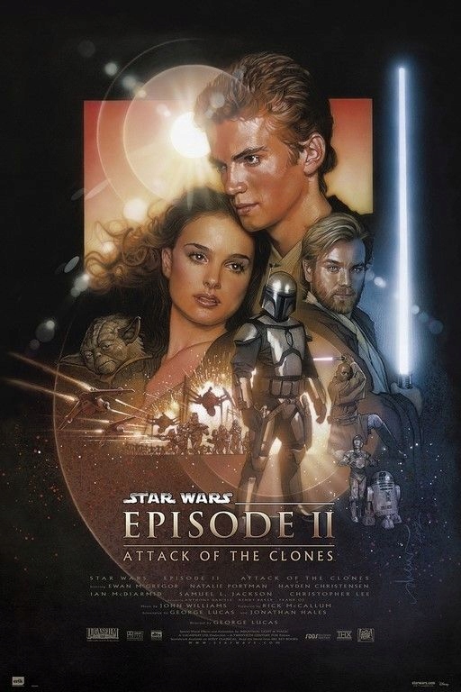 

Star Wars Gwiezdne Wojny Atak Klonów plakat