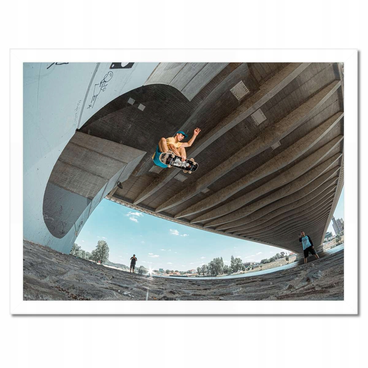 Plakáty v rámu 40x30 Skateboard Deska Skoky