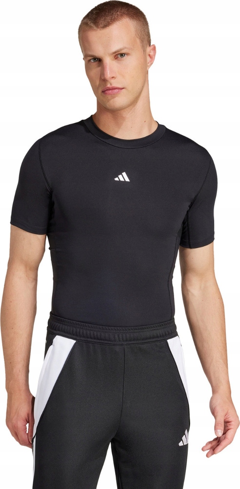Pánské Tričko Adidas Techfit Short Sleeve Tee Černé JP4674 vel. S