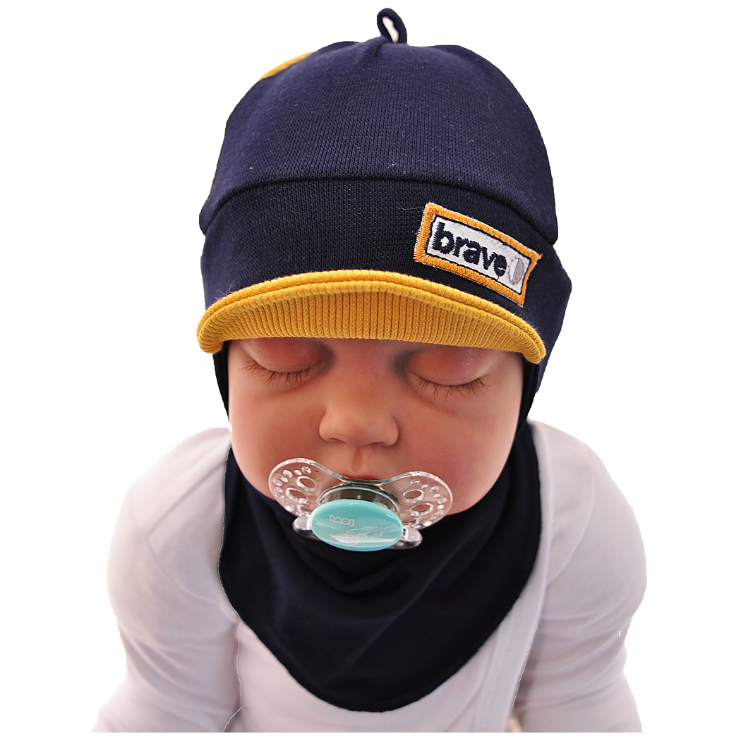 

Komplet Brave czapka z daszkiem + apaszka r.40-42