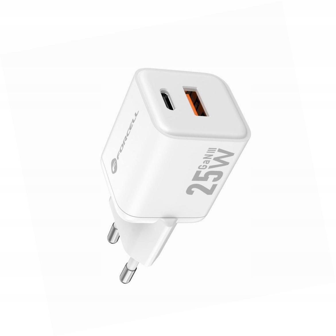 Szybka ładowarka Gan 25W kostka 2 porty Usb-c do iPhone 16 Pro