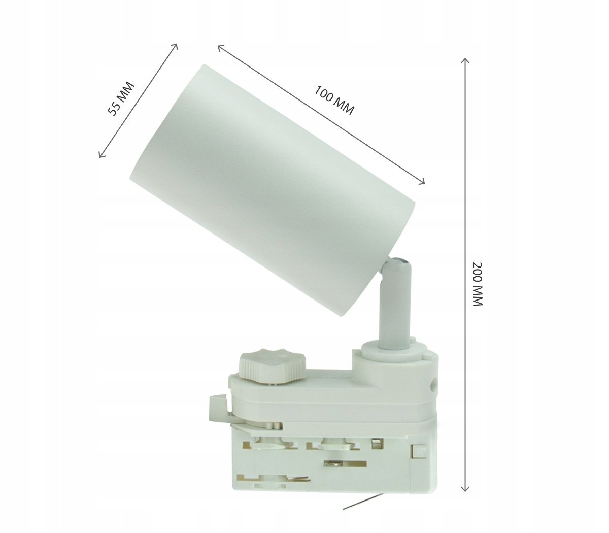 Reflektor LED do Systemu Szynowego GU10 3 Fazowy Marka inna