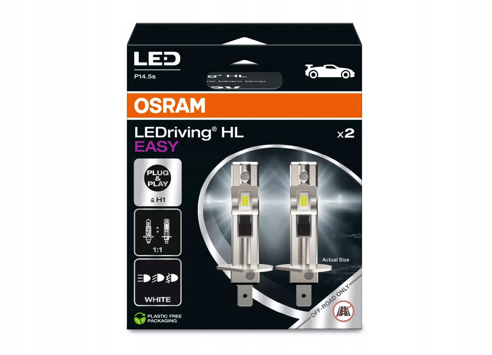 Osram LEDriving Hl Easy Led autožiarovky, pätica H1