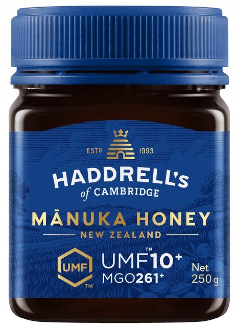 Miód manuka umf 10+ Mgo 261+ 250 g Haddrell'S Of Cambridge