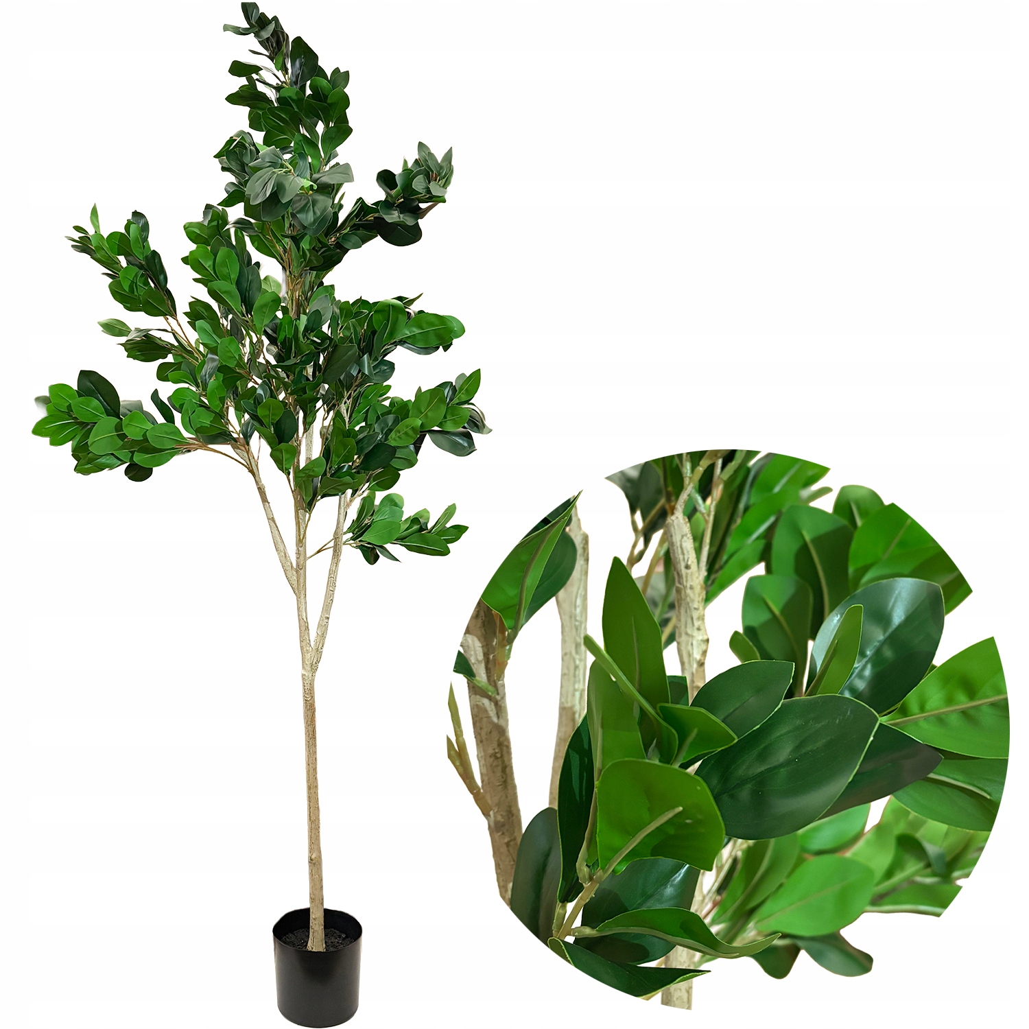 Umělý Stromek Fikus Strom 180 cm Velké Rostliny Jako Živé Realistické