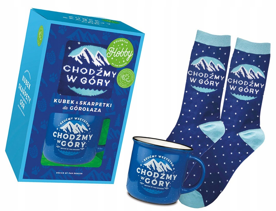 

Kubek i skarpetki dla górołaza