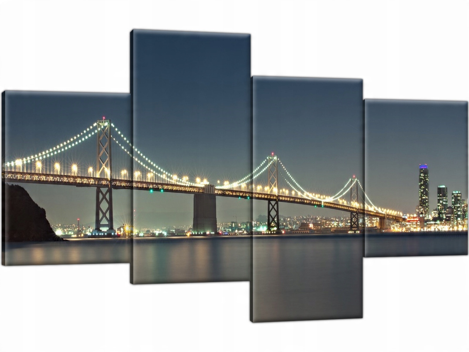

San Francisco Most Miasto Usa 120x70 Obraz Tryptyk
