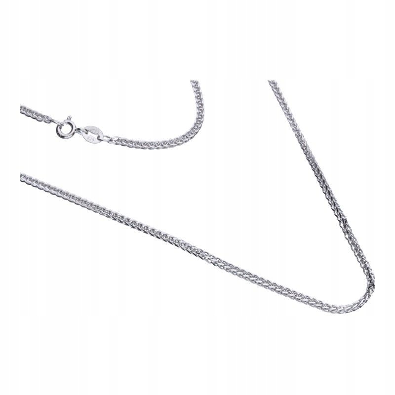 řetízek ze stříbra 925 Liščí ocas Rhodiovaný dámský řetěz 50 cm 4.14 g