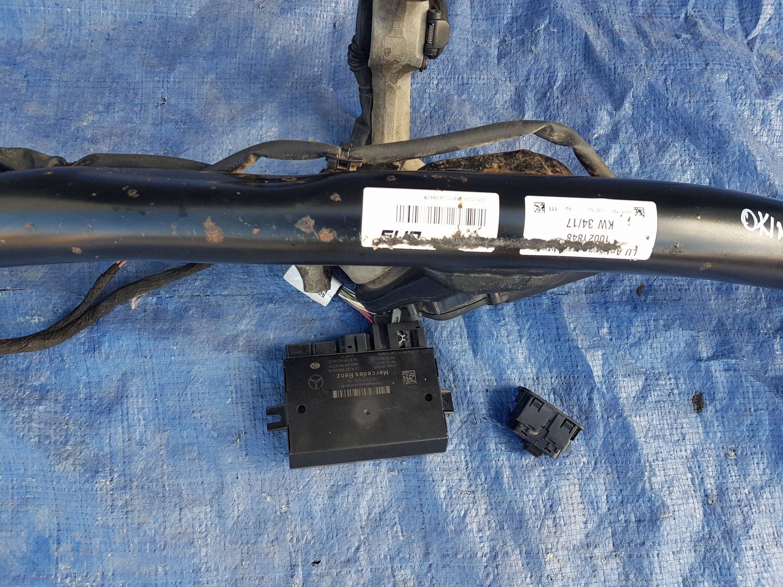 running board tow Mercedes C W205 module button bundle KOMPLET