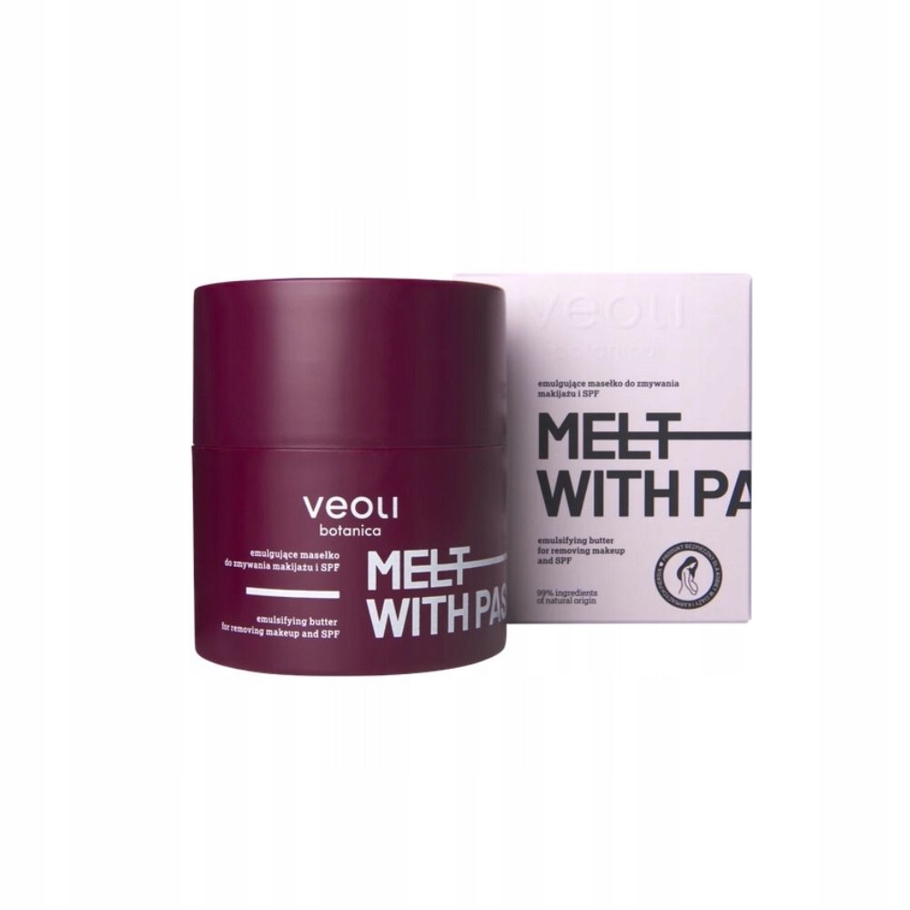 Veoli Botanica Melt With Passion – máslo na odličování make-upu a Spf, 40 g