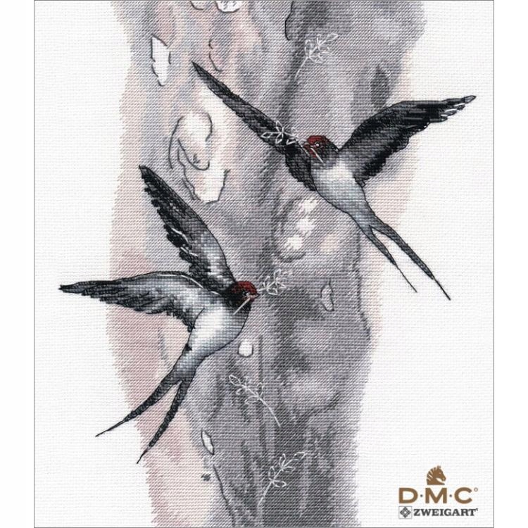 Vyšívací sada Vlaštovky