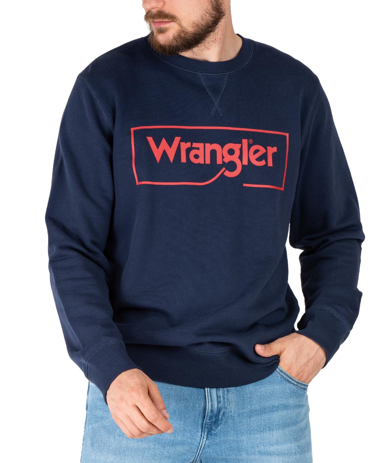 

Bluza Wrangler Frame Logo Crew W662HA114 Navy XXL