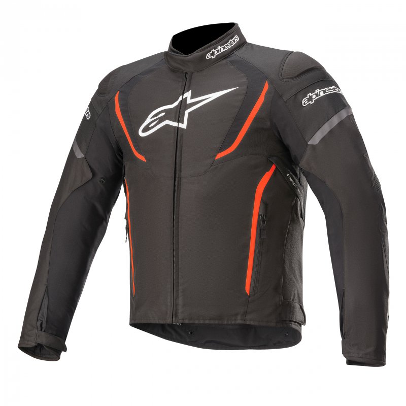Textilná Bunda Alpinestars T-jaws V3 Čierna/fluo Red M