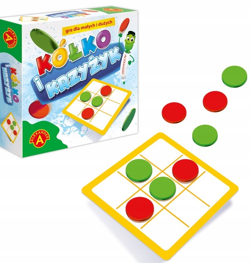 GRA DLA MAŁYCH I DUŻYCH KÓŁKO I KRZYŻYK ALEXANDER