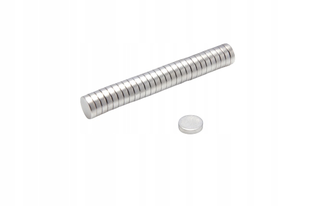 

Magnes Neodymowy Walcowy Mw 8x2 mm N38 50 szt.