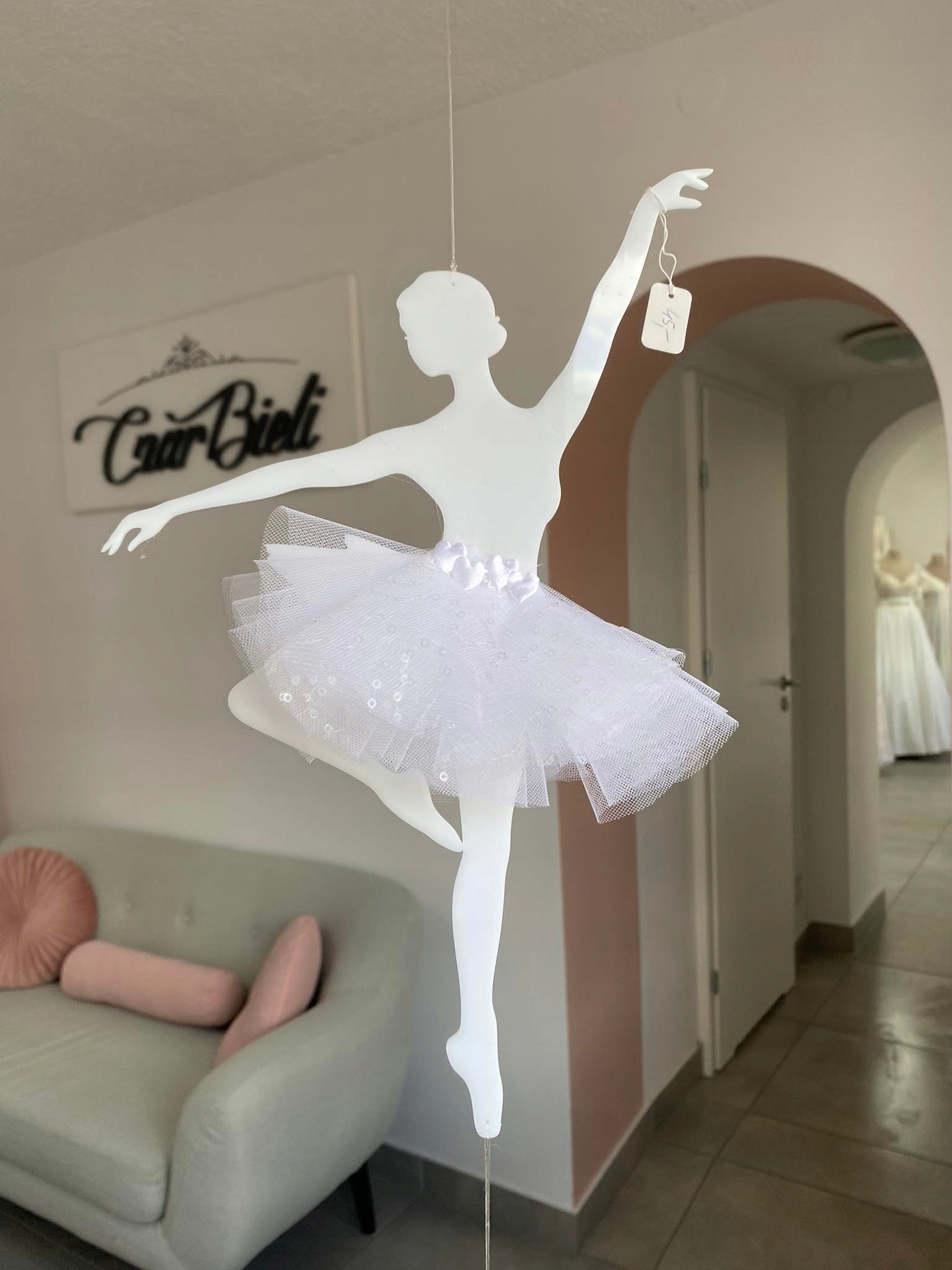 DEKORACJA OKNA BALETNICA XL DIAMENT