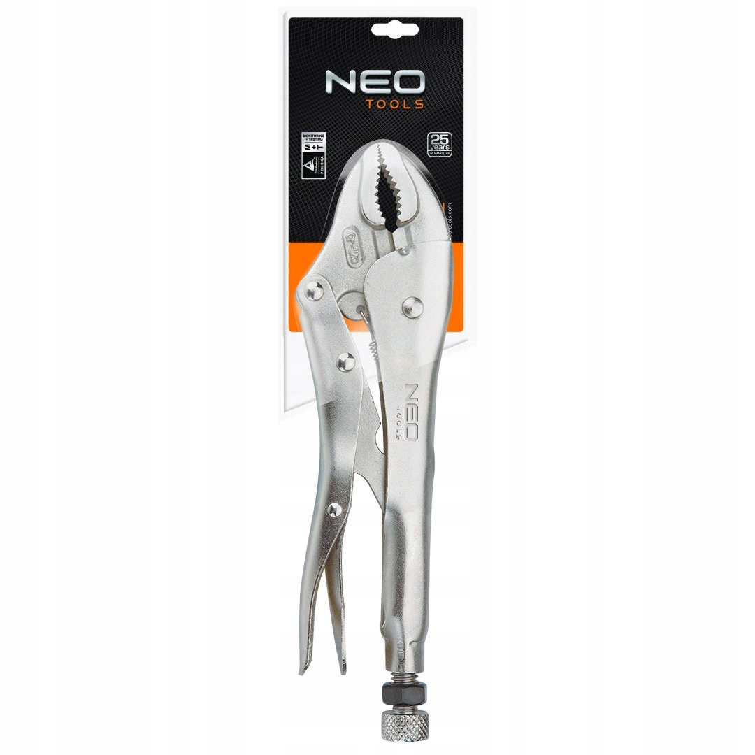 Szczypce zaciskowe uniwersalne 250mm okrągłe szczęki 01-216 Neo