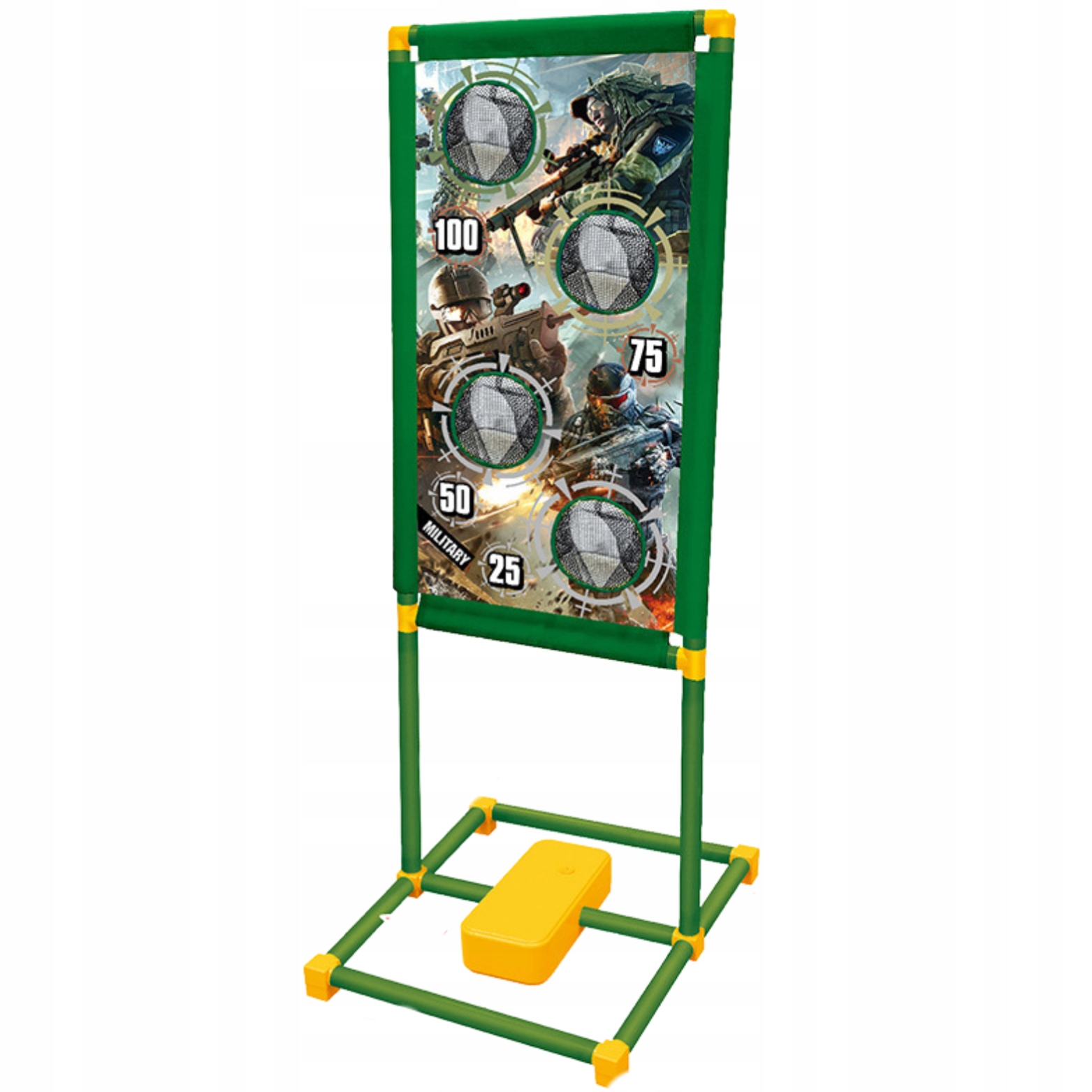 Strzelanie Do Celu Stabilna Stojąca Tarcza Strzelecka Pistolety Naboje Wojs Materiał plastik