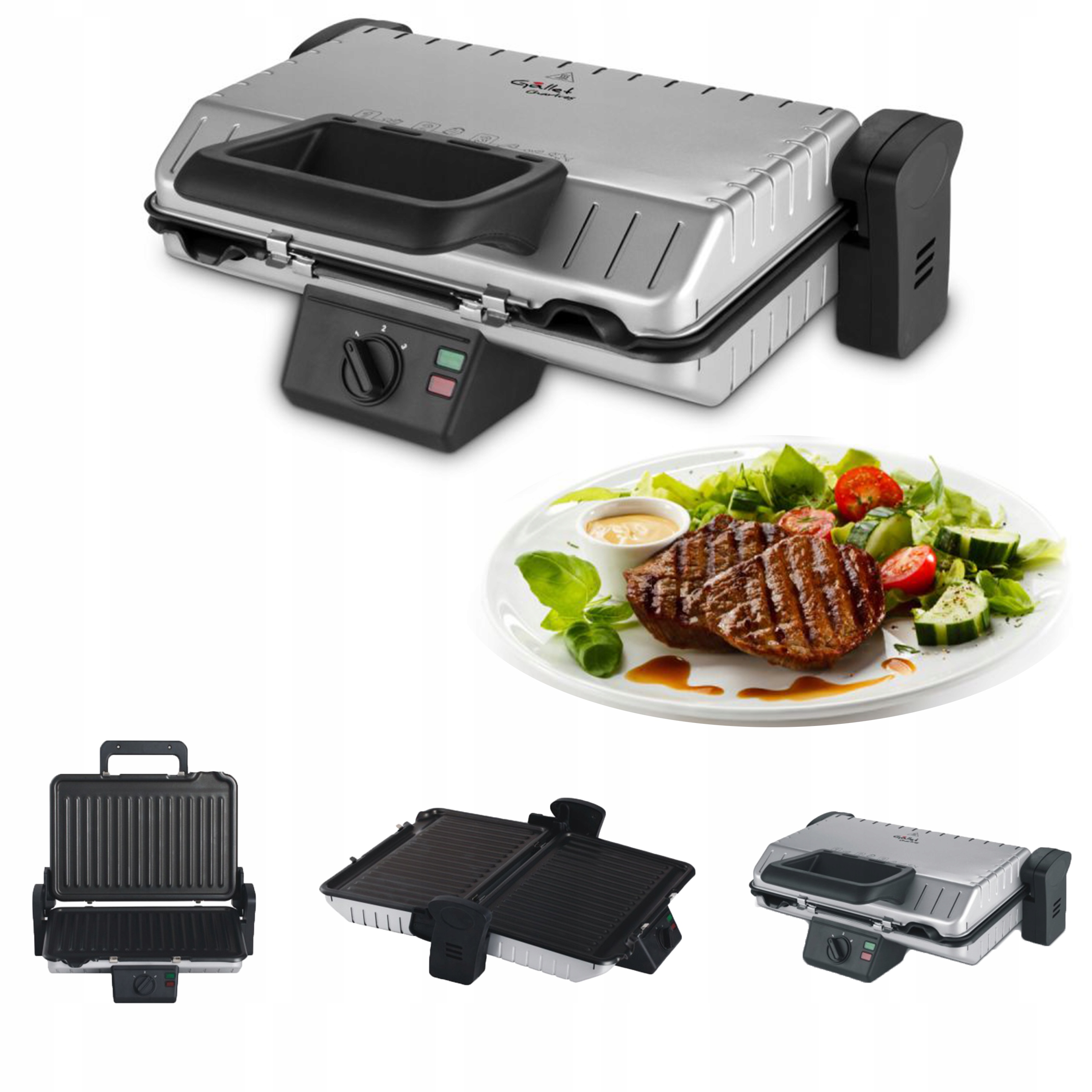 

Grill Elektryczny XL 1600W Rozkładany 180° Panini