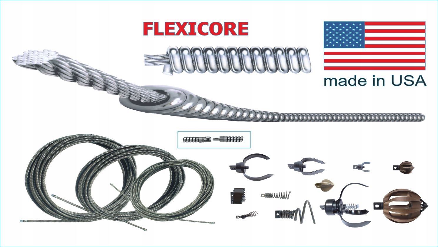 VANTUBO USA Profesjonalny Przepychacz, 7,6 m D251 Długość 7.6 m