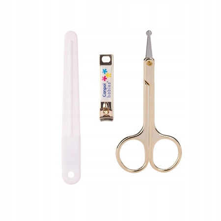 CANPOL ZESTAW DO PAZNOKCI NOŻYCZKI PILNICZEK CĄŻKI