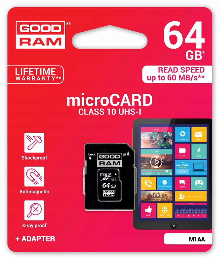 KARTA PAMIĘCI 64GB DO CANON EOS 550D 600D Producent Goodram