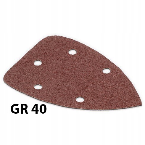 

Papier ścierny rzep Żelazko gr 40 5 sztuk