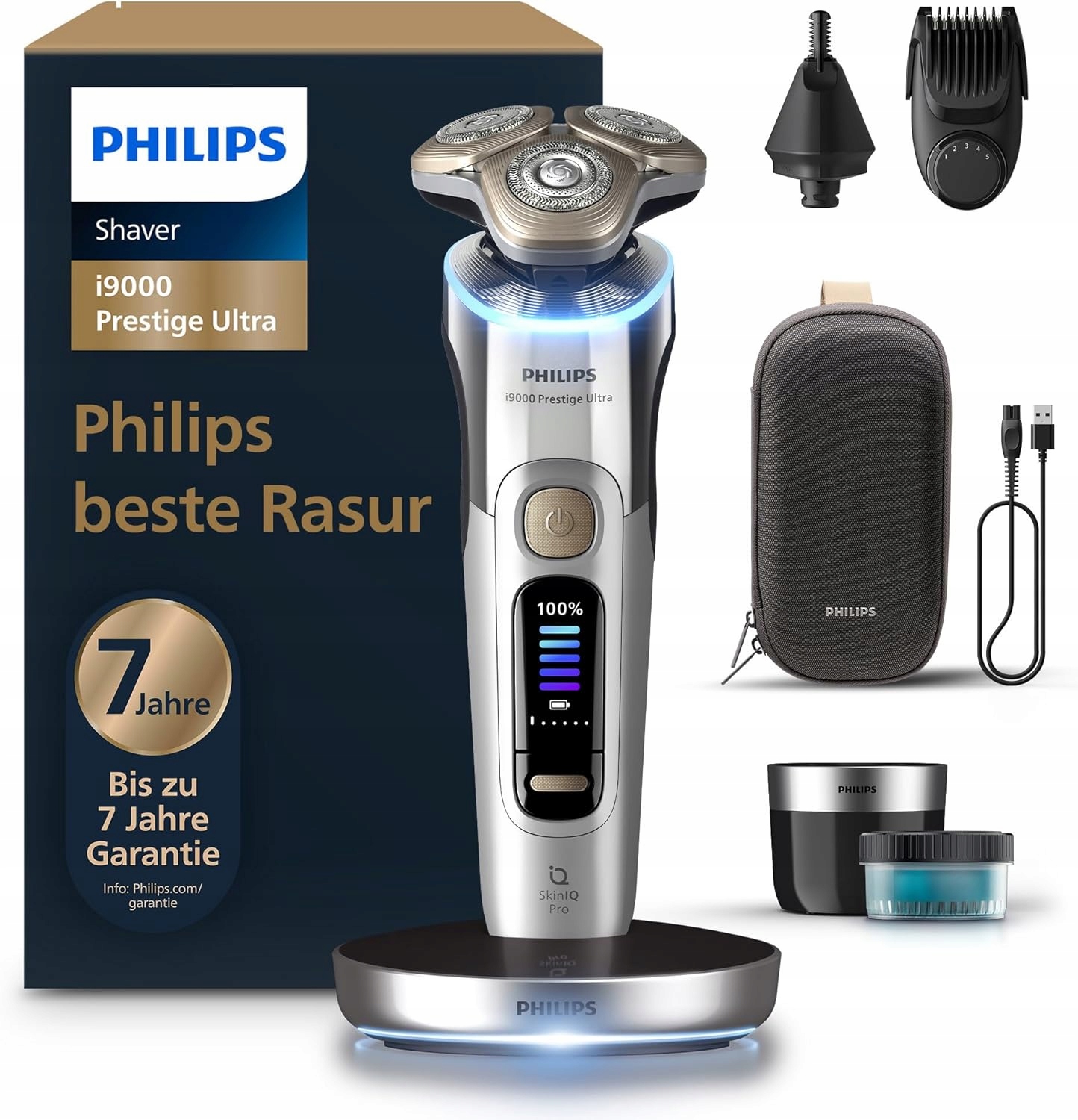 Holiaci strojček Philips i9000 Prestige Ultra XP9404/38 SkinIQ Pro Bluetooth