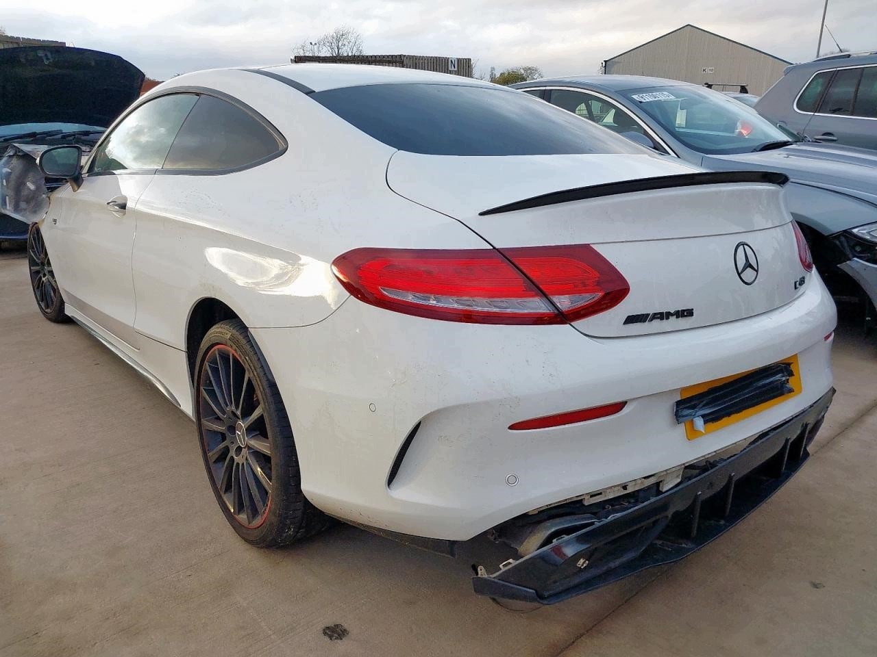 quarter fender left rear part left rear MERCEDES W205 COUPE