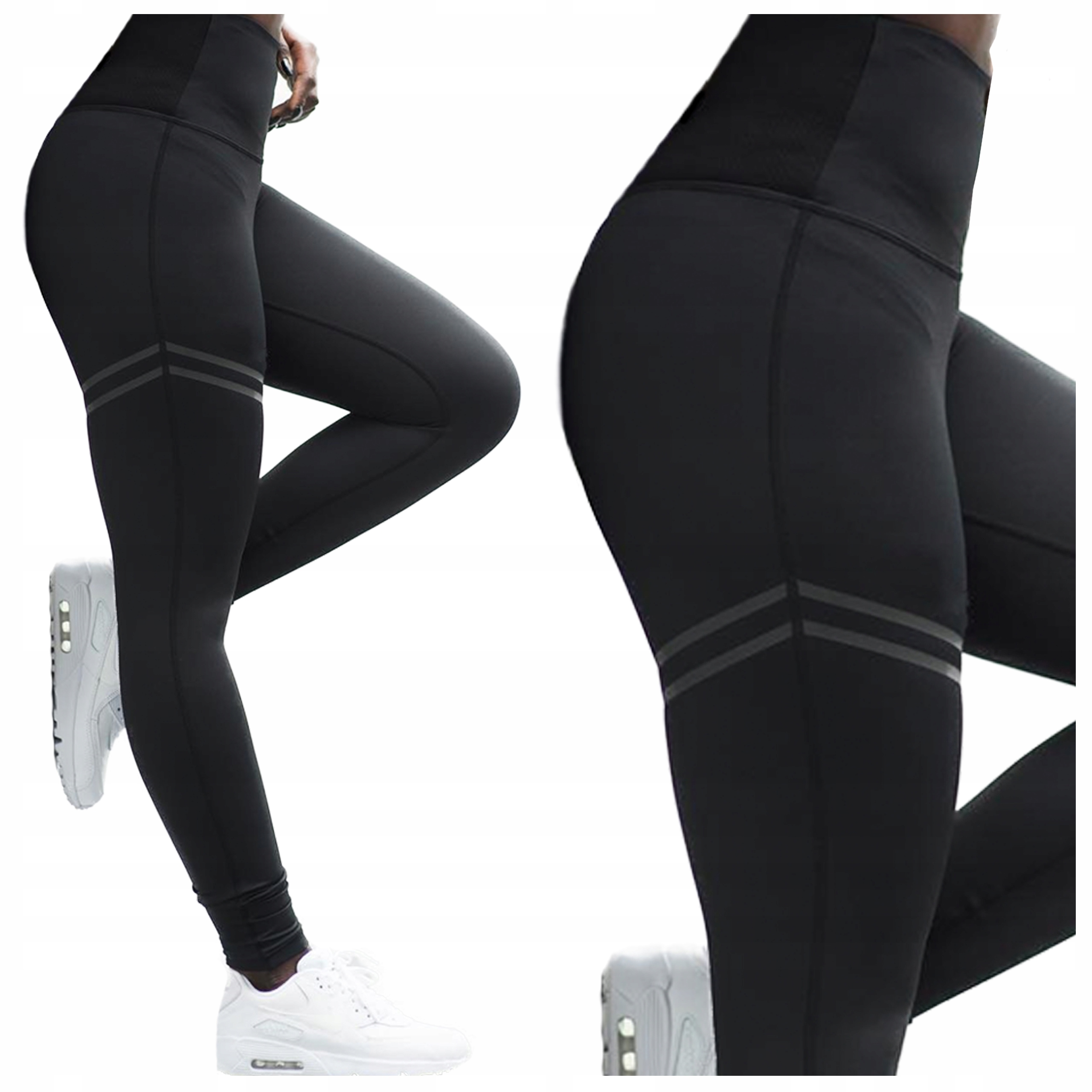 

Legginsy Sportowe fitness Wysoki Stan siłownia S