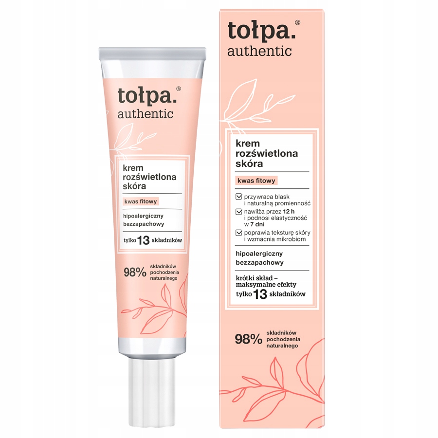 

Krem rozświetlający skórę twarzy Tołpa Authentic