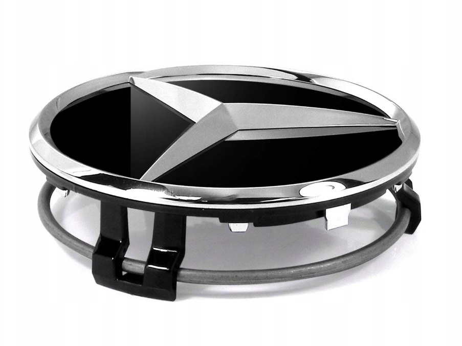 MERCEDES DEKIELEK DEKIELKI DO ALUFELG 75MM POŁYSK Emblemat marki Mercedes-Benz