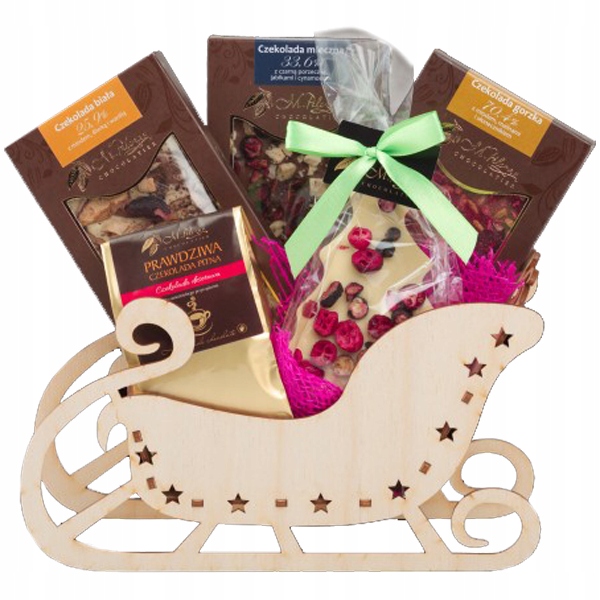 Vánoční sáně Balíček čokolád č. 1