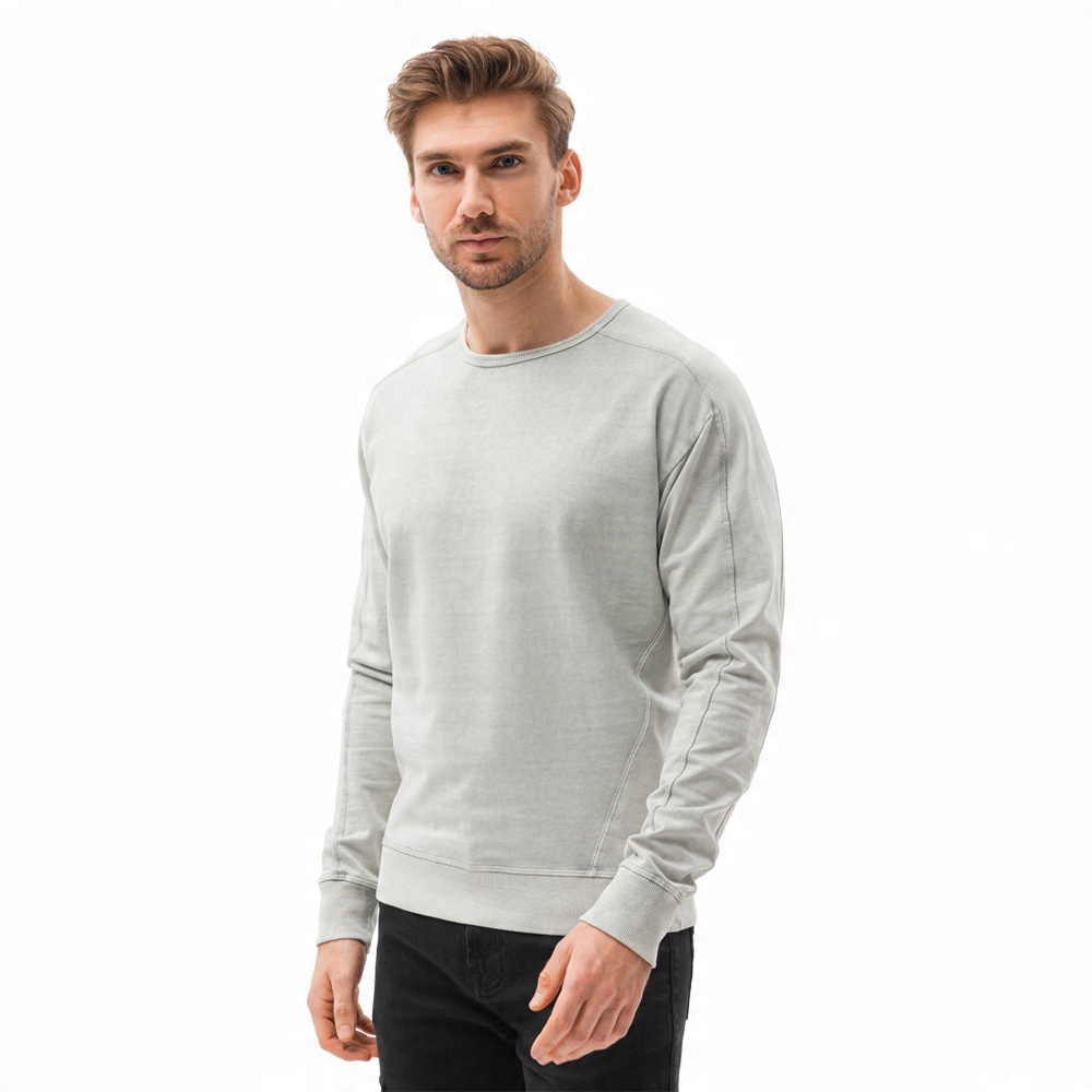 

Bluza męska basic II gatunek 1161B jasnoszara XL