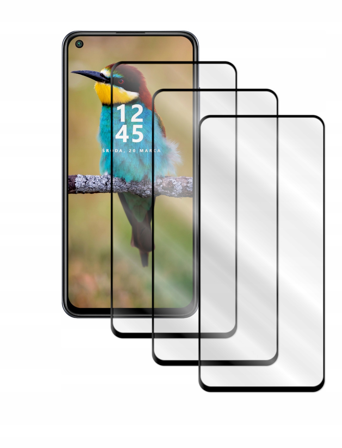 

3x Szkło Pełne Full Glue 5D Do Realme 9 RMX3521