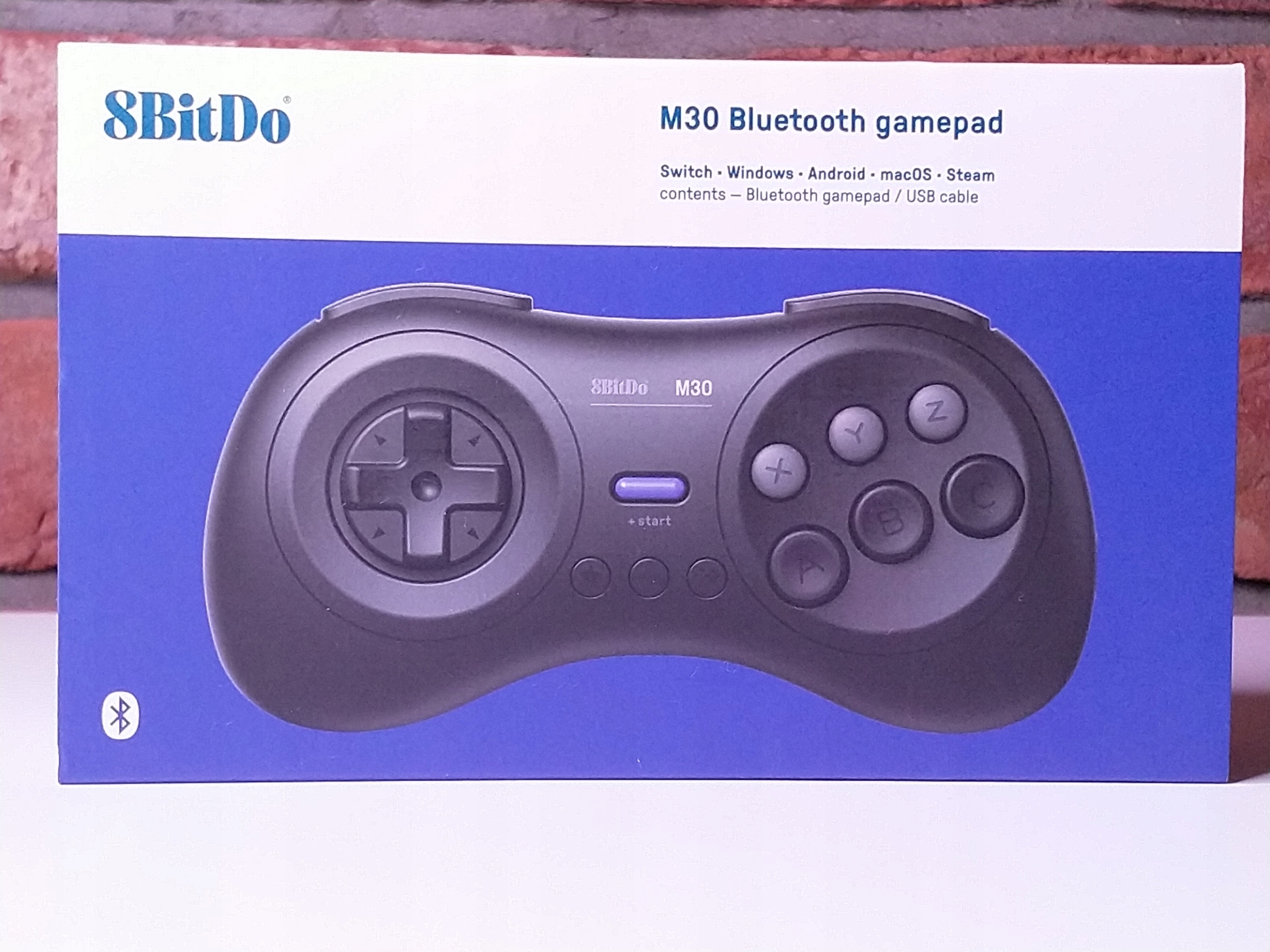 8BitDo M30 BT Pad Najlepszy Kontroler do 2D Switch Kolor czarny