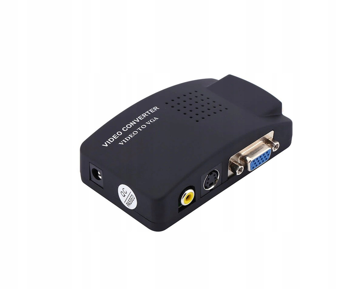 Konwerter switch S-Video CVBS VGA do VGA +kable Model 9100118