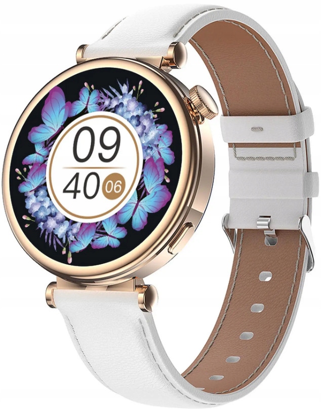 Smartwatch Kiano Style Amoled Wodoodporny 1.32" 210mAh Moduł Gps złoty