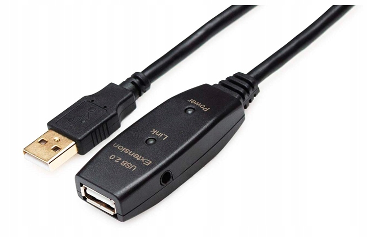 Kabel przedłużający przedłużacz aktywny USB 2.0