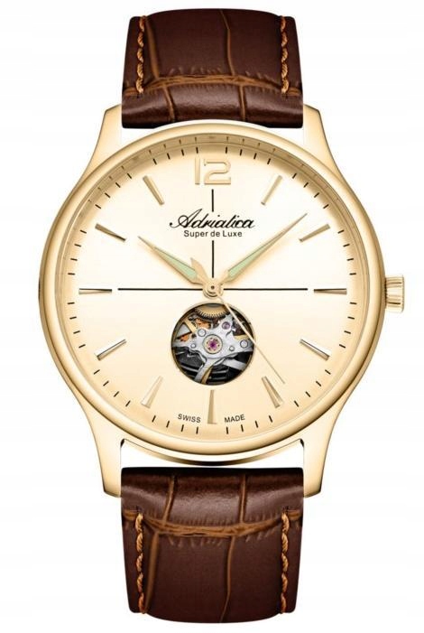 Nové Originální Pánské Hodinky Adriatica A8339.1251AO Automatic Open Heart