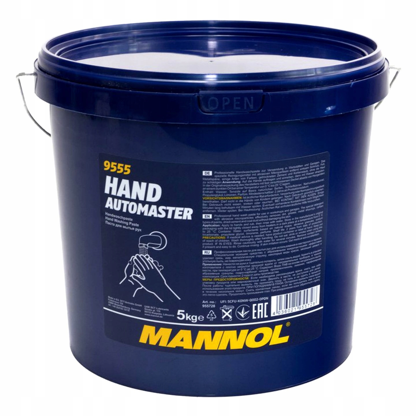 

Pasta do Mycia Rąk Mannol 9555 5kg