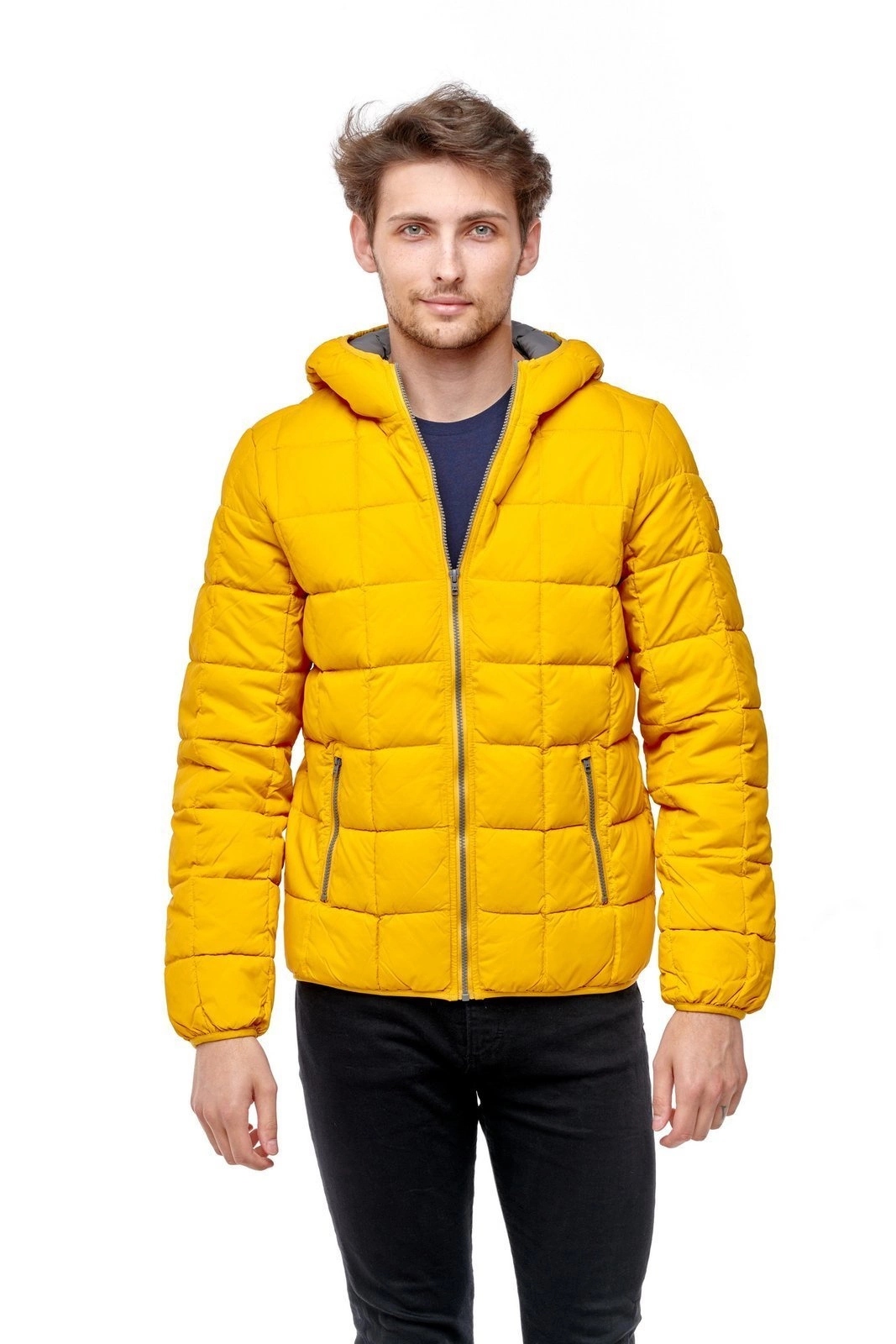 Pánská péřová bunda Wrangler The Puffer Golden Rod W4C6WRX1K L