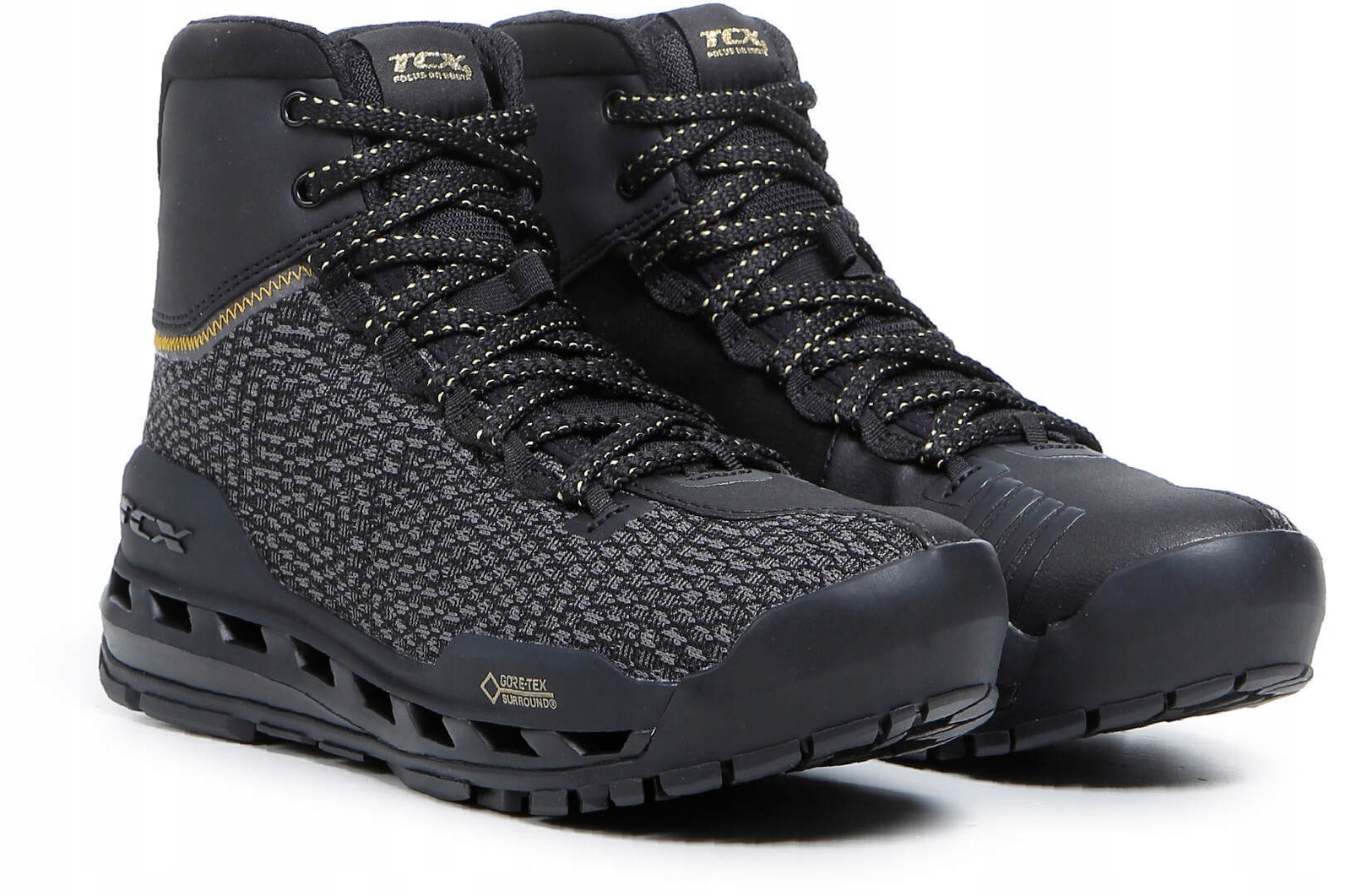 Dámske motocyklové topánky Tcx Climatrek Surroung Lady Gtx čierno zlaté 38