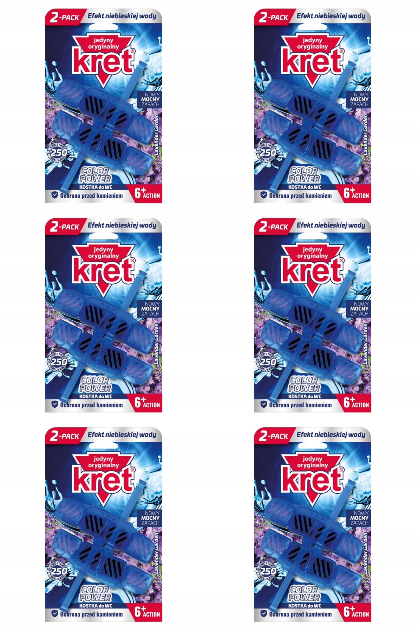 Levně Kret Wc přívěsek Barvící levandule 6x40g