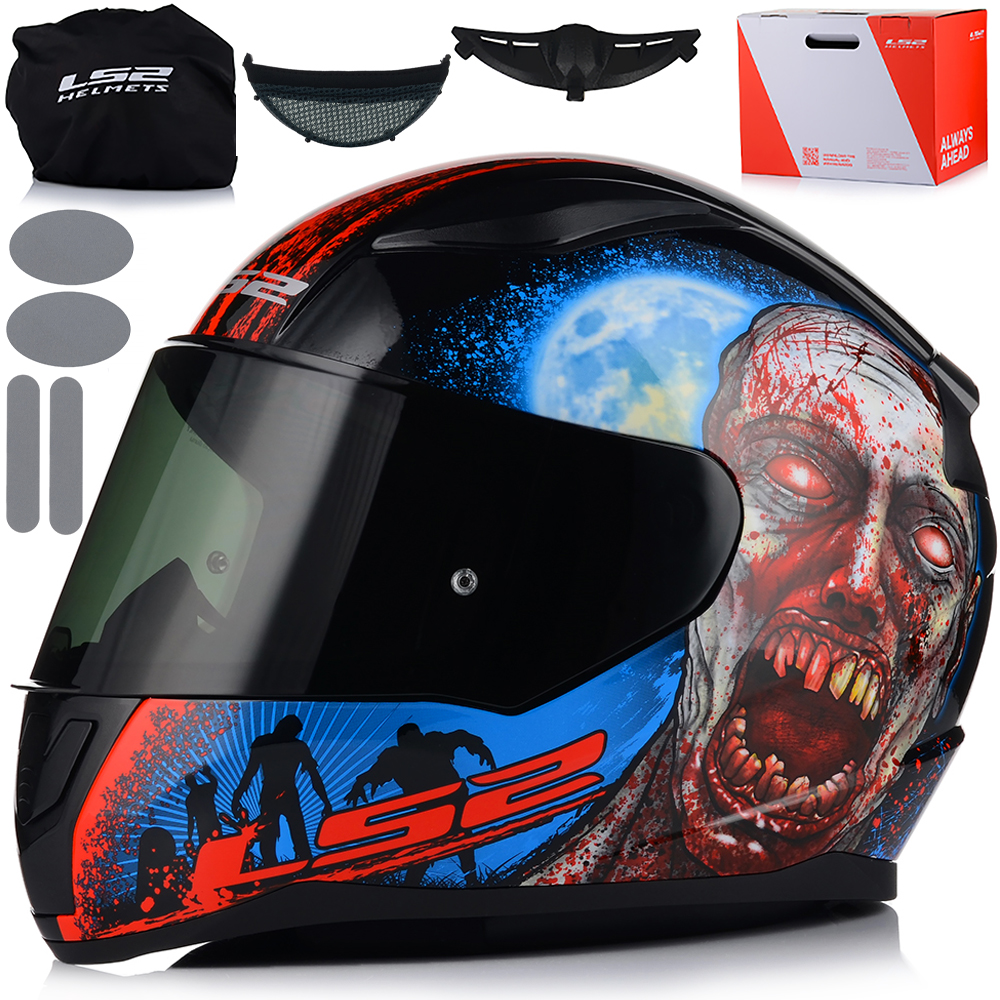 Motocyklová Prilba LS2 FF353 Rapid II Zombie 06 Mierne Tónované Sklo