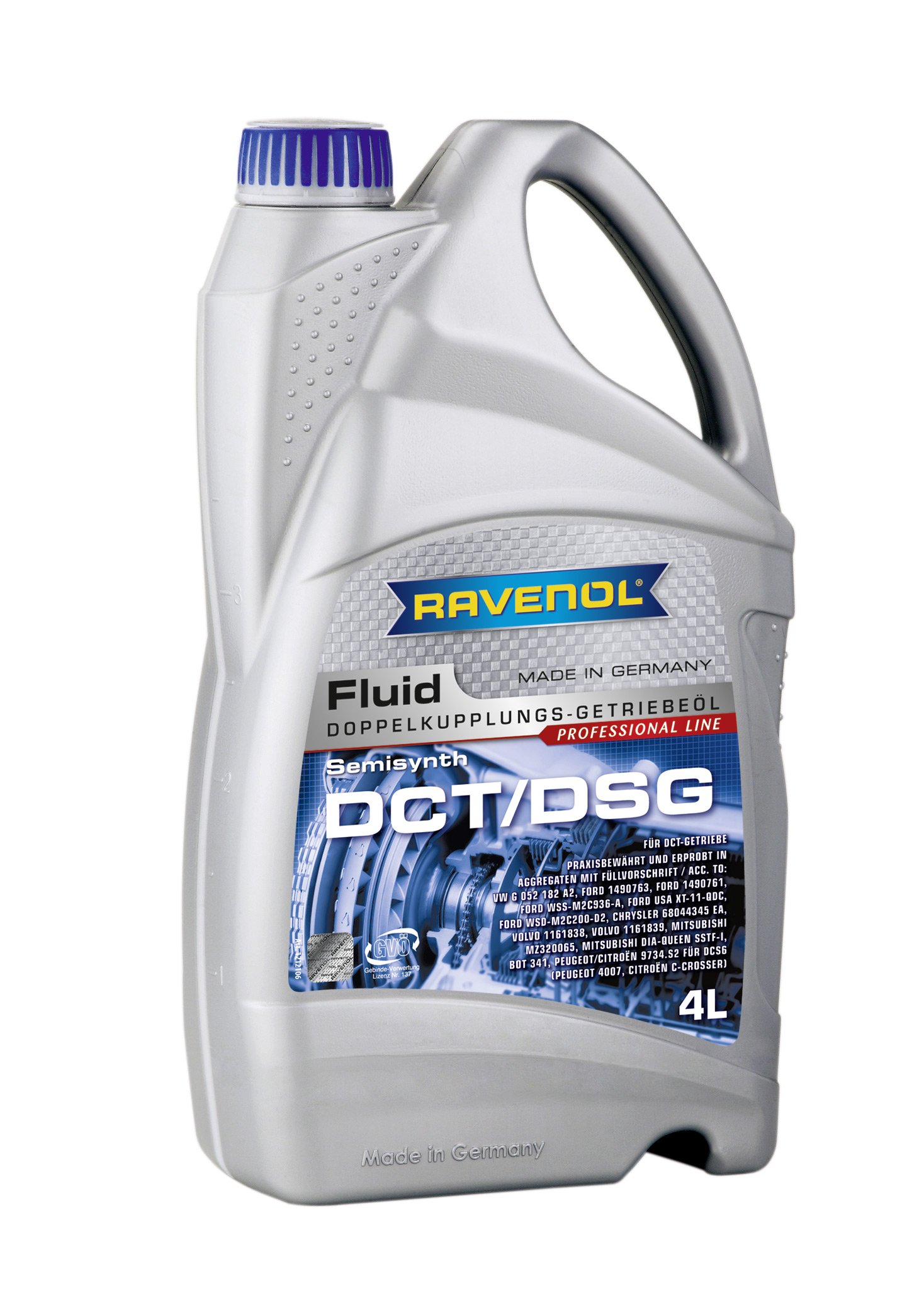 1212106-004-01-999 - ТРАНСМИССИОННОЕ МАСЛО RAVENOL DCT / DSG FLUIDE 4L