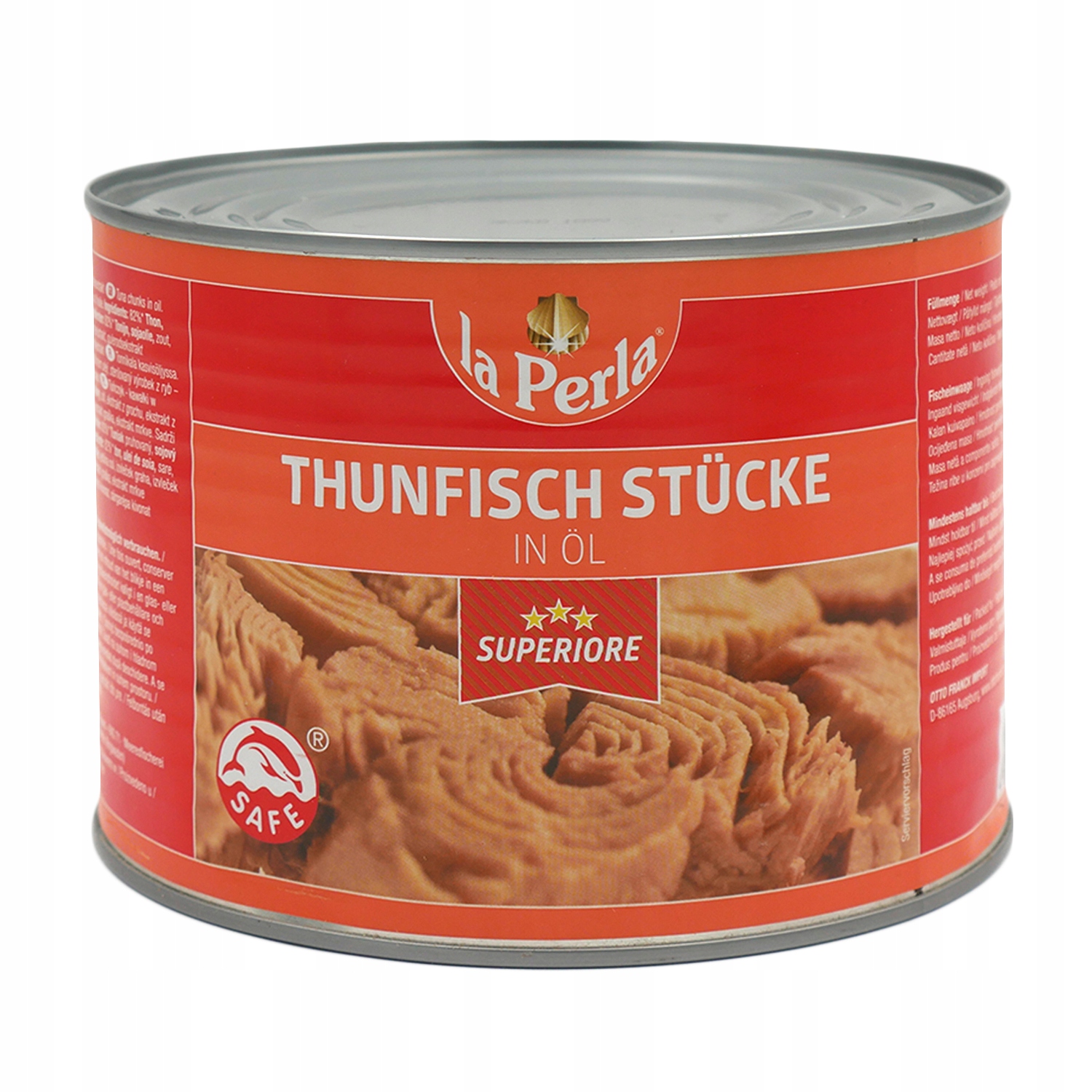 Tuńczyk kawałki w oleju roślinnym La Perla 1705g